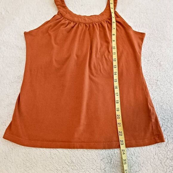 Catherine Stewart orange tank top Sz M - Picture 6 of 7